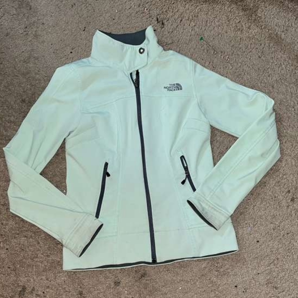 The North Face Women's Mint Green Softshell Utility Jacket